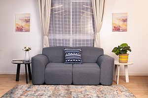 Living room furniture arrangement