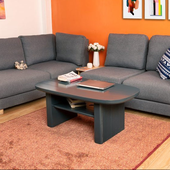 Thicky Legs Coffee Table [Charcoal Black]