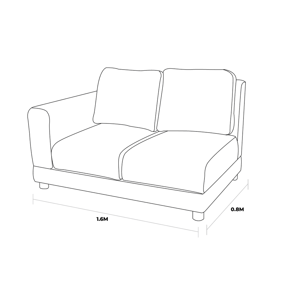 Jiji 2 Seater Sofa