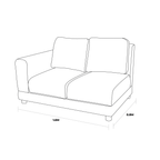 Jiji 2 Seater Sofa