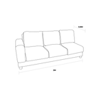 Jiji 3 Seater Sofa