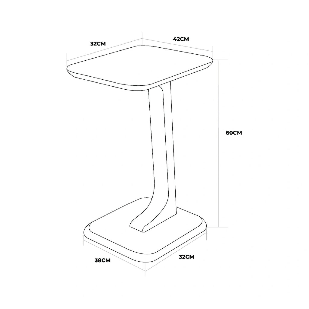 C-Table [Pearl White]