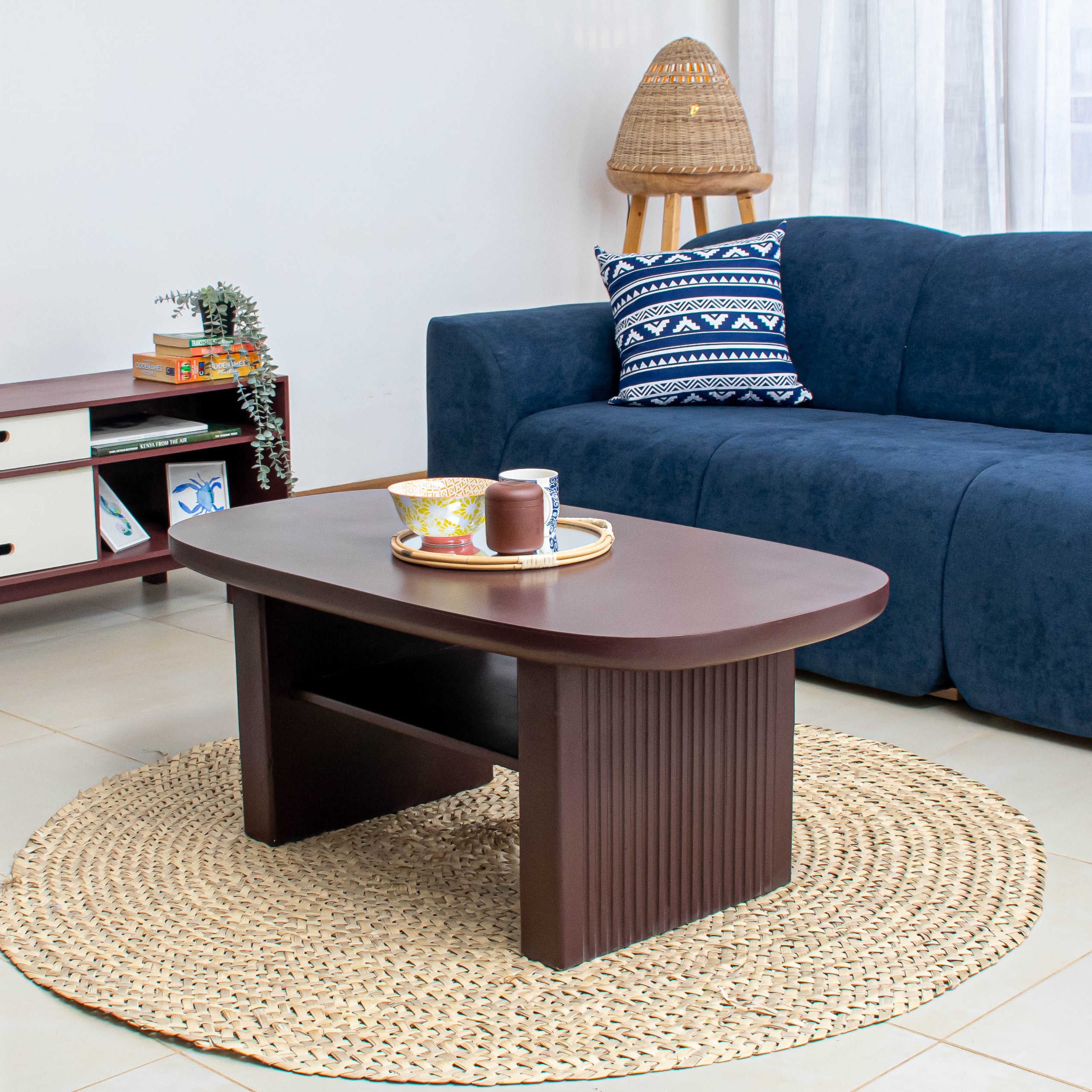 Thicky Legs Coffee Table [Kahawa Brown]