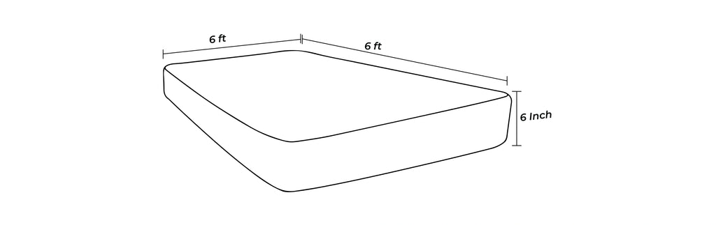 6 by 6 MoKo Comfy Mattress