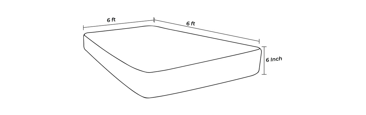 6 by 6 MoKo Comfy Mattress