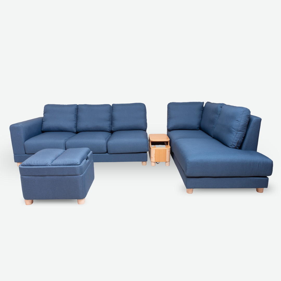 Jiji 6 Seater + Footstool