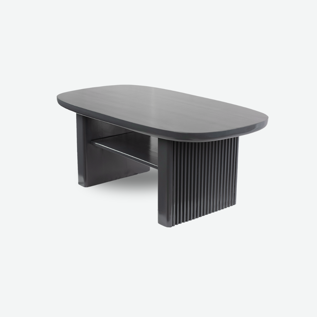 Thicky Legs Coffee Table [Charcoal Black]