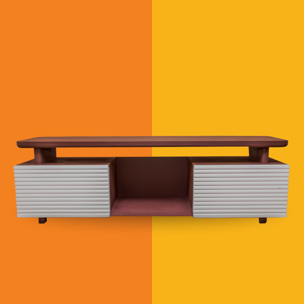 Magic Doors TV Stand (Earthy Brown)