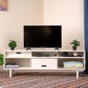 Wazi TV Stand (Pearl White)
