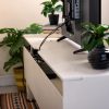 Wazi TV Stand (Pearl White)