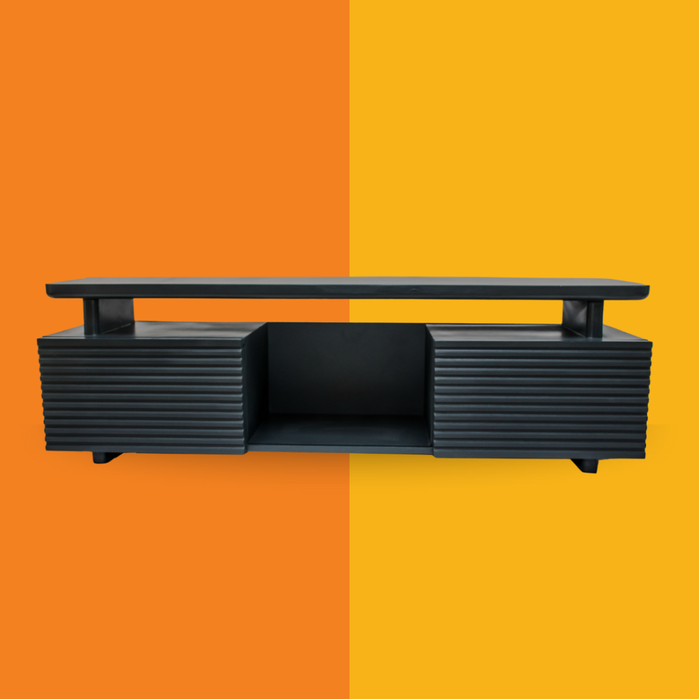 Magic Doors TV Stand (Charcoal Black)