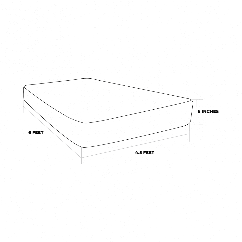 4.5 by 6 HD mattress dimension