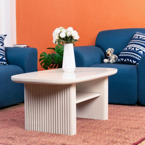 Thicky pearl white coffee table
